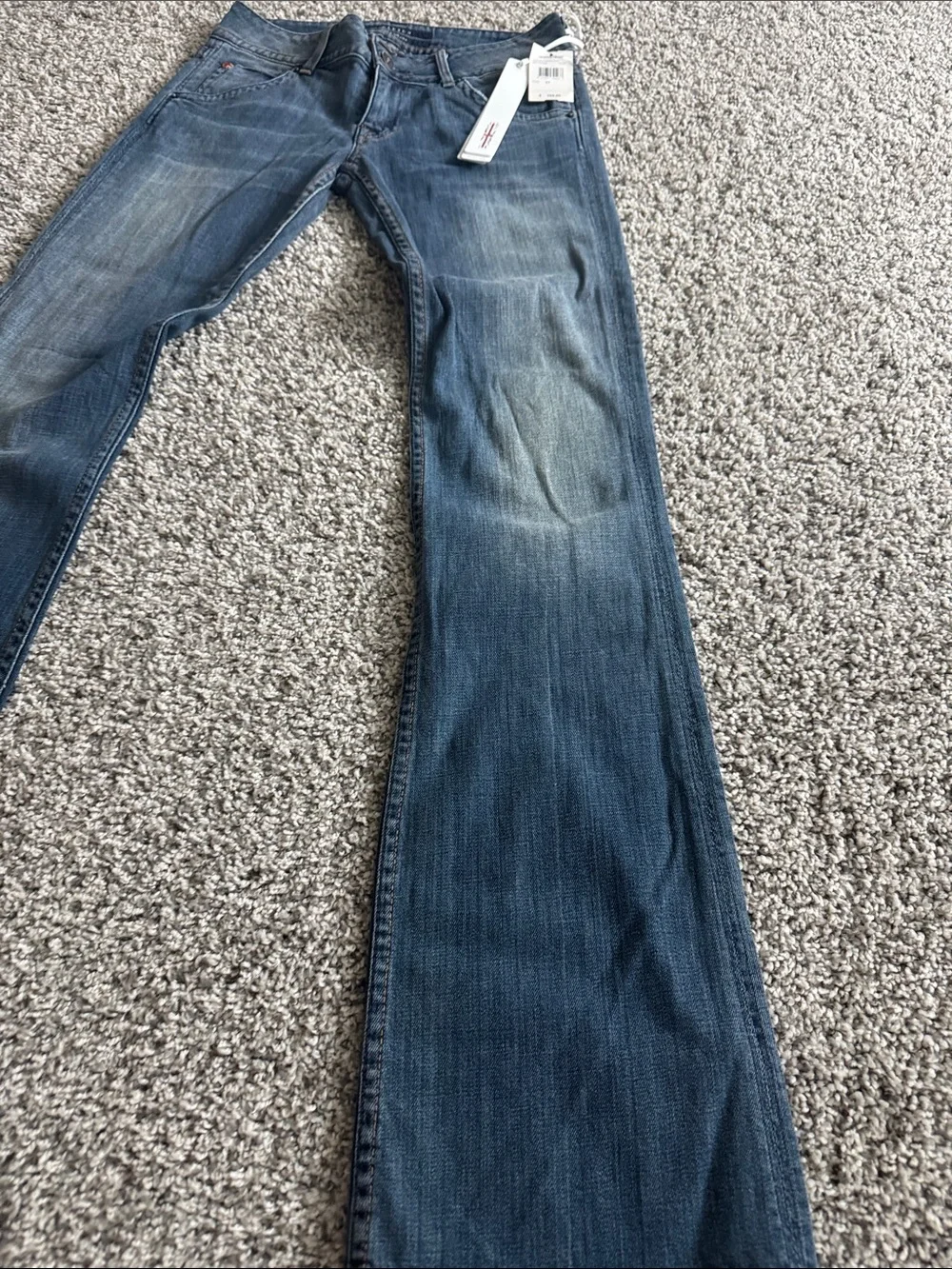 NWT Hudson Signature Bootcut Jeans Flap Pocket Medium Wash Size 27 - Picture 6 of 9